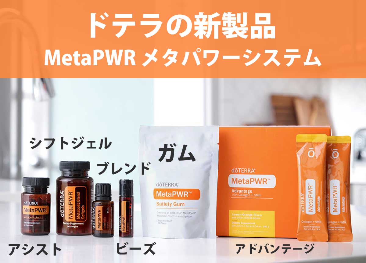 Meta PWR（メタパワー）とは？ドテラがすごく力入れている代謝に注目